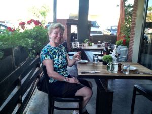 The patio at Beckett's Table