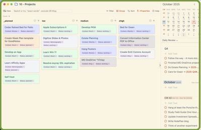 NotePlan Projects Bordered.